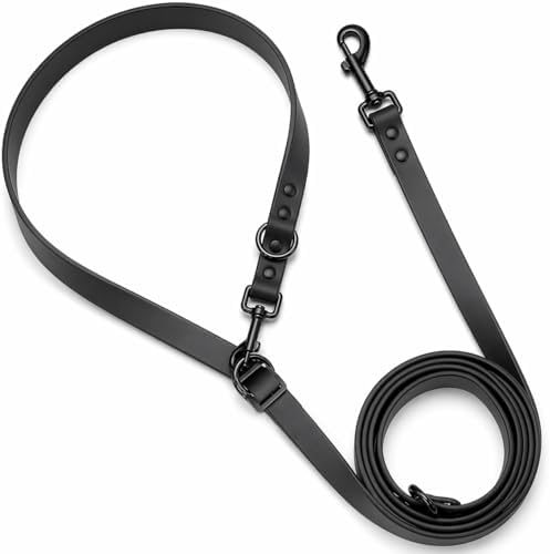 Hands-Free Waterproof Dog Leash, Adjustable Waist & Crossbody Dog Leash by WOOFELITE
