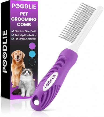 Poodle Pet Detangling Pet Comb by Poodlie