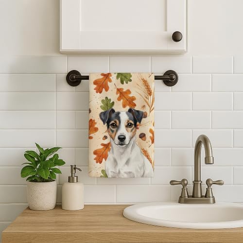 Caroline's Treasures Jack Russell Terrier Dogs Kitchen Towel 15x25 - Image 2