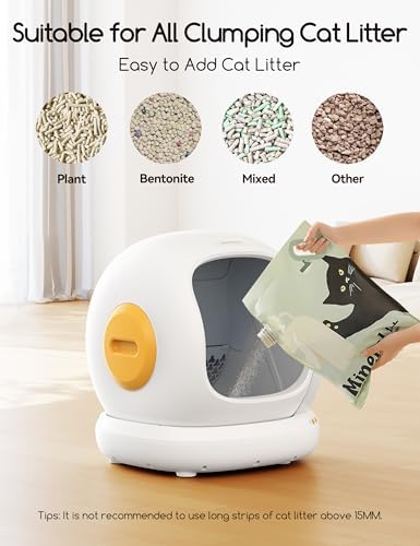 Meowant Self-Cleaning Cat Litter Box, 75L Extra Large Open-Top, APP Control - Image 6
