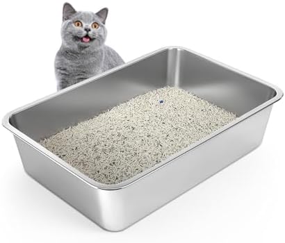 WENBOKMIN Stainless Steel Cat Litter Box - Image 4
