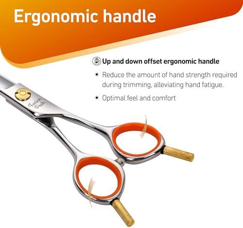 5'' Small Straight Scissors Lightweight Dog and Cat Grooming Scissors - Image 5