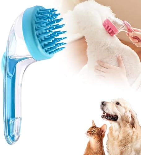 Pet Bath Brush, 2025 New 2 in 1 Dog Bath Brush by Yilia