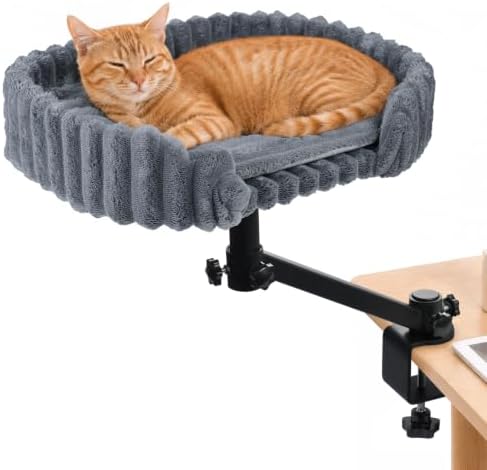 Cat Desk Bed, 360° Rotatable Cat Hammock by Unknown