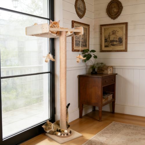 Fantasreen Window Perch Cat Hammock Tree 48", - Image 6