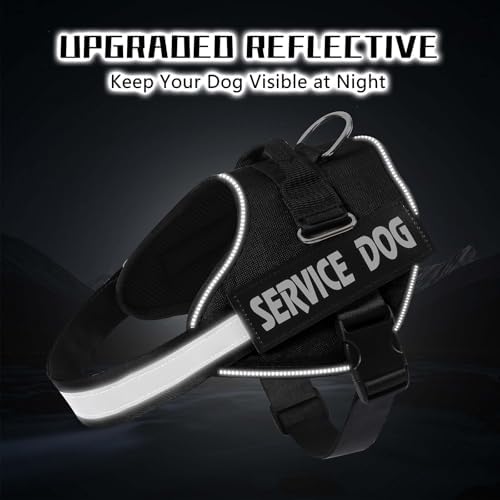 MUMUPET Service Dog Vest, No Pull & Reflective Dog Harness - Image 5
