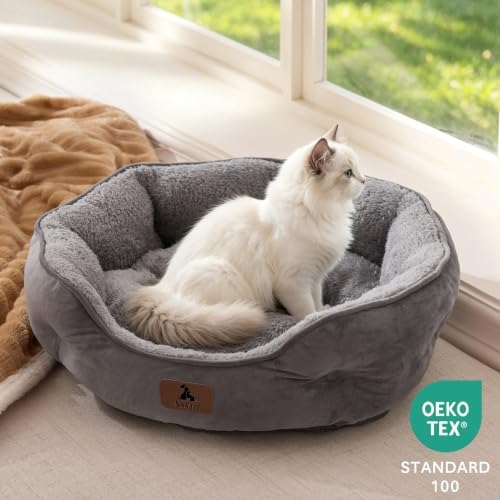 Asvin Medium Dog Bed for Medium Dogs, Cat Beds for Indoor Cats, Pet Bed for - Image 4