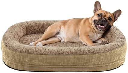JOEJOY Orthopedic Dog Bed for Medium Dogs, Egg-Crate Memory Foam Pet Bed by JOEJOY