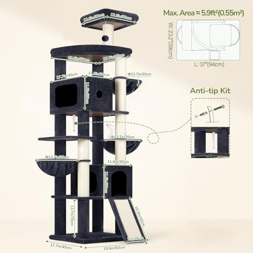 Globlazer Cactus Extra Tall Cat Tree - Image 6