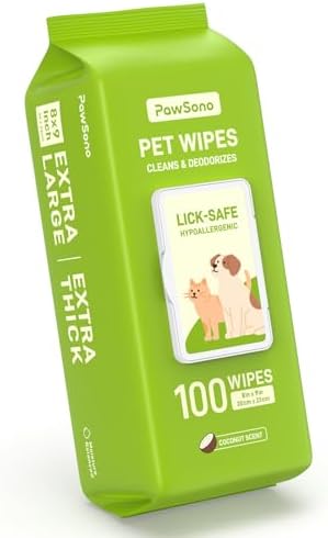 PawSono Hypoallergenic Pet Wipes by PawSono