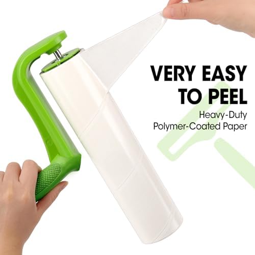 10 Inch Lint Roller Refills, 4 Rolls 200 Sheets Large Lint Rollers - Image 3