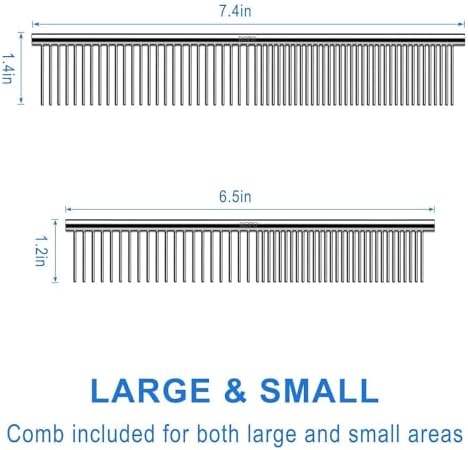 CWXZSTM Pet Steel Combs Dog Cat Comb Tool - Image 3