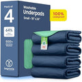 IMPROVIA® Washable Underpads, Heavy Absorbency Reusable Incontinence Pads by IMPROVIA