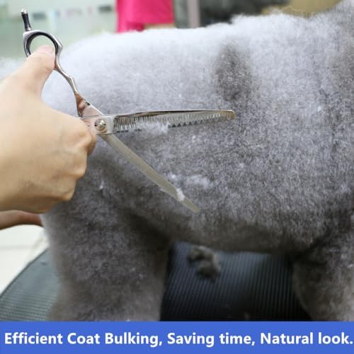 HASHIMOTO Straight Eraser Dog Grooming Scissors, 23 Teeth, 7.0 inch. - Image 5