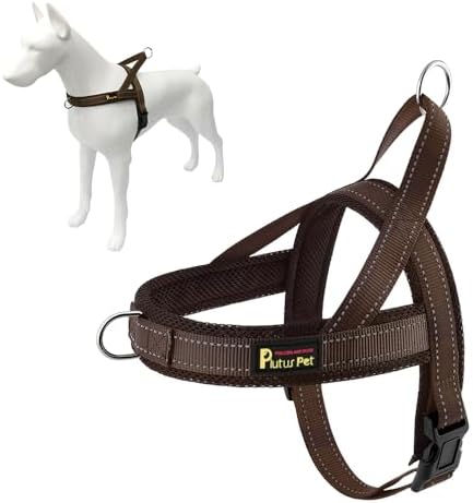 Plutus Pet No Pull Dog Harness for Large Dogs, Breathable Mesh Padded by PLUTUSPET