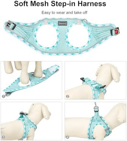 Mercano Soft Mesh Dog Harness and Leash Set, Step-in Reflective Breathable - Image 5
