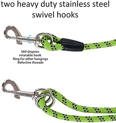 Long Rope Leash for Dog Training 16FT 30FT 50FT 100FT, Reflective Threads Check - Image 4