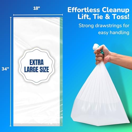 Pet N Pet Cat Litter Box Liners, Drawstring Bags Extra Large Fit - Image 4