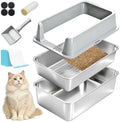 Stainless Steel Litter Box by Unknown