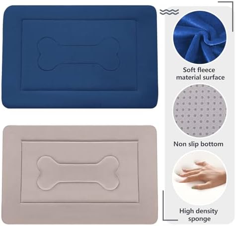 Extra Large Dog Bed Soft Dog Crate Pad Mat, 48 in Non-Slip Bottom Washable Dog - Image 2