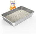 WENBOKMIN Stainless Steel Cat Litter Box by Wenbokmin