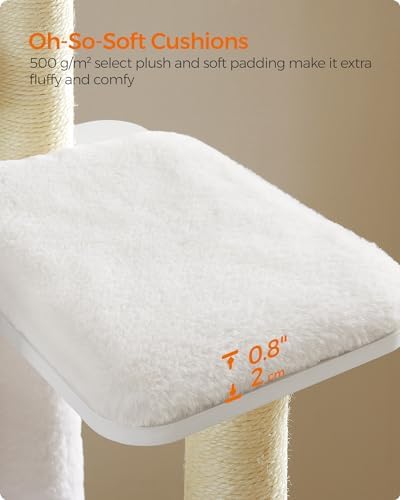 Feandrea Cat Tree, 65-Inch Multi-Level Tower - Image 6