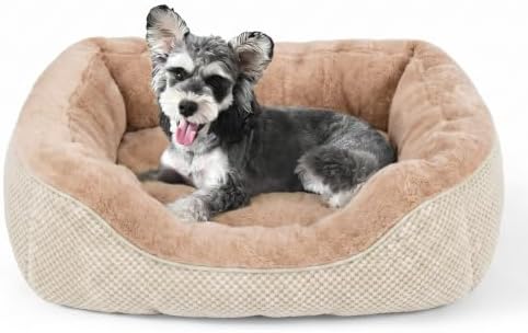 INVENHO Small Dog Bed Washable Orthopedic Calming Warming Durable Pet Bed by INVENHO