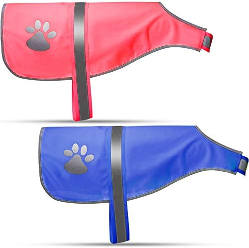 Geyoga 2 Pcs Reflective Dog Vest Adjustable Safety Vest by Geyoga