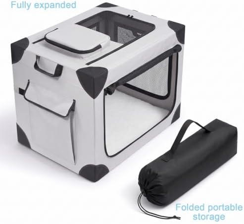 Portable Soft Large Dog Crate Collapsible Pet Travel Kennel L - Image 7