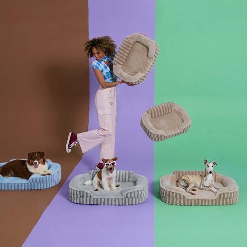 LE SURE Cute Cozy High Back Orthopedic Small Dog Bed - Image 5