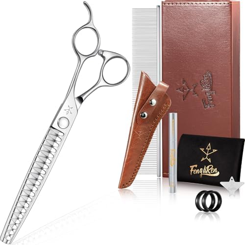 High-end Professional Dog Grooming Thinning Scissors Teeth Cutting Blending by Fengliren%C2%AEDedicatedToScissorsForOver40Years