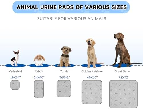 Sunheir 2 Pack Washable Guinea Pig Pee Pads, Absorbent Bedding Training Mat - Image 6