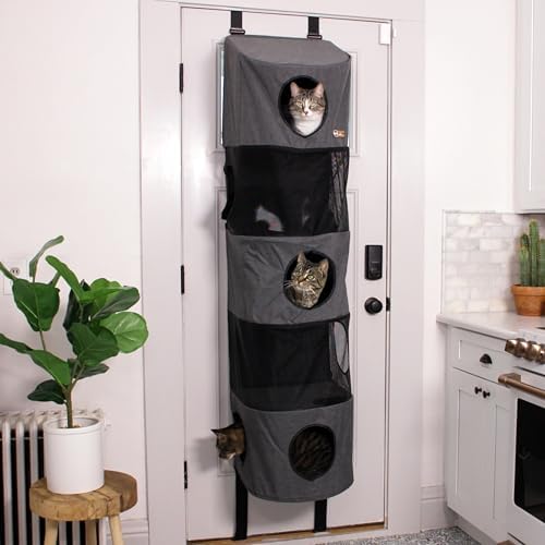 K&H Door Cat Tree, Hangin Condo 5 Level Mounted by KHPetProducts
