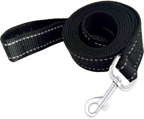 Reflective Dog Leash 6FT Long, 5/8 Inch Wide, by TAIDA