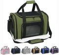 Pet Carrier for Cats and Dogs Up to 15 lb, Olive Green by Unknown