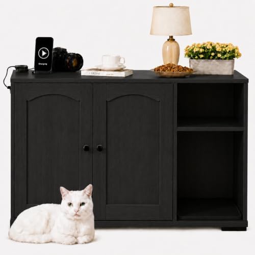 Garvee Cat Litter Box Enclosure, Large Cat House by Garvee