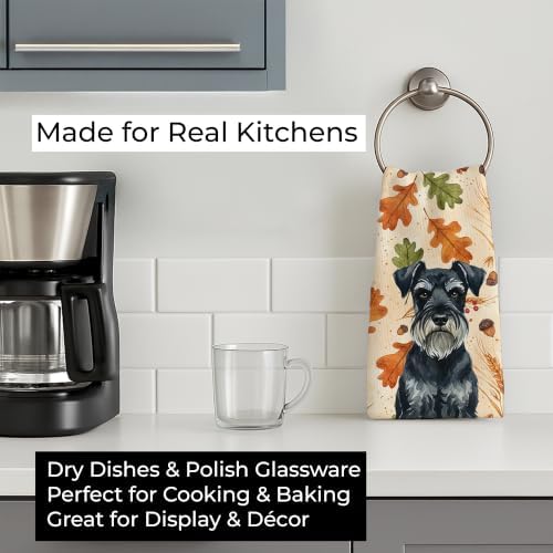 Caroline's Treasures Standard Schnauzer Dogs Kitchen Towel 15x25 in - Image 3