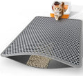 Powools Cat Litter Mat, Double-Layer, 46 x 35 in, Urine-Proof by Powools