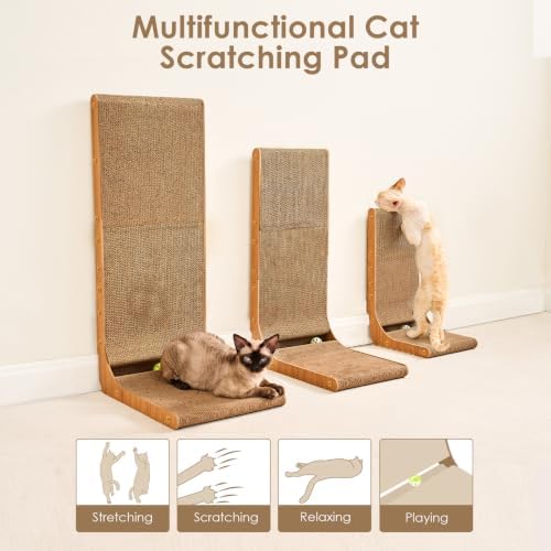 EHEYCIGA Extra Wide 16.5in Cardboard Cat Scratcher - Image 5