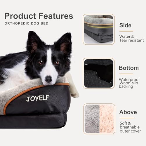 JOYELF Memory Foam Dog Bed Small Orthopedic Dog Bed & Sofa - Image 3