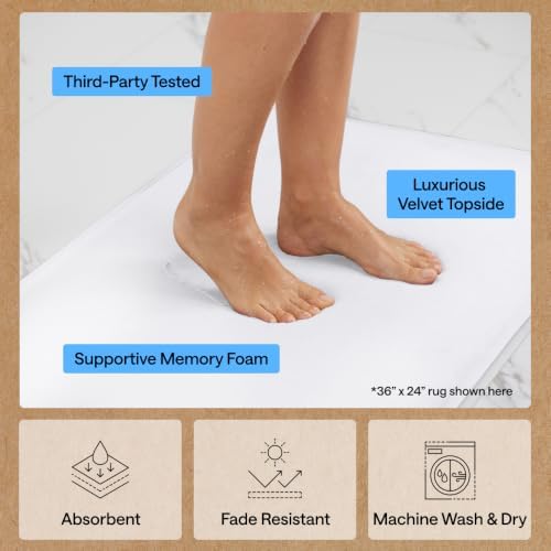 GORILLA GRIP® Memory Foam Bath Rug - Image 5