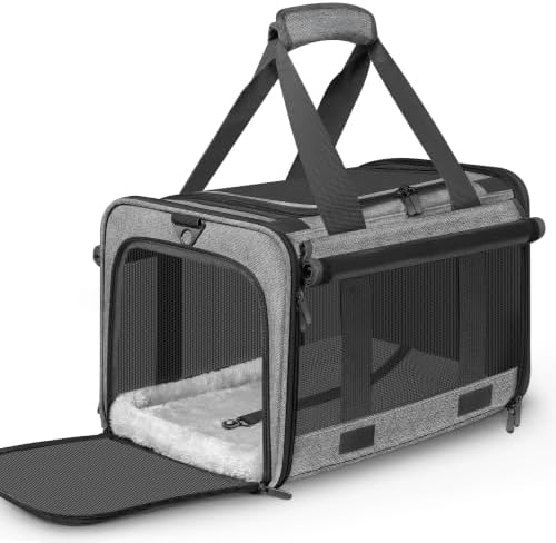 Soft Sided Cat Carrier for Anxious Pets by Unknown