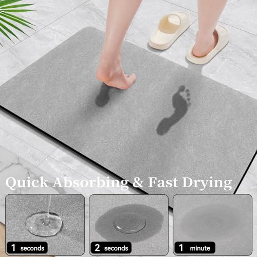 Extra Long Bath Rugs 59x17-Diatomaceous Earth Bath Mats - Image 3