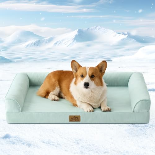 COZY KISS Cooling Dog Bed for Medium Dogs by COZYKISS
