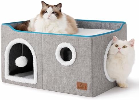 Bedsure Extra Wide Cat House Bed by BEDSURE