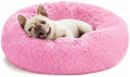 Love's cabin Calming Cat Bed for Indoor Cats, Anti-Anxiety Donut Round Dog Bed by Lovescabin
