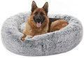 Bedfolks Calming Fluffy Donut Dog Bed by Bedfolks