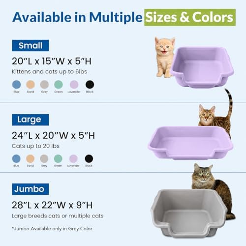KittyGohere Senior Cat Litter Box Large - Image 7
