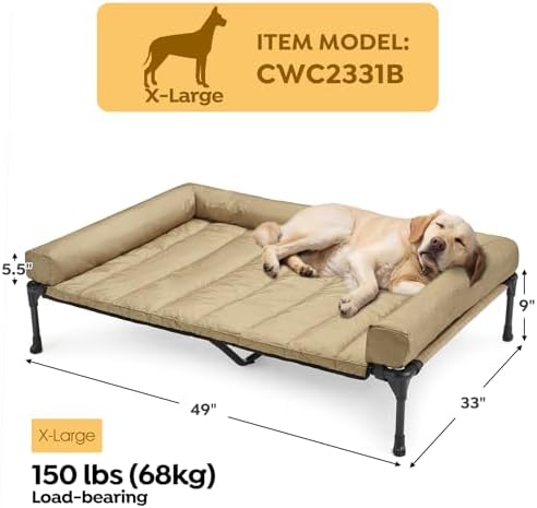 Veehoo Outdoor Elevated Dog Bed - Image 2