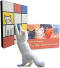 Art Cat Scratcher for Indoor Cats, Wall Mounted Cardboard Cat Scratcher by Unknown